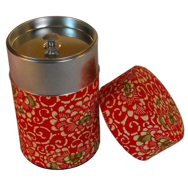 Petite Boîte à Thé Carrée Motif Théières - Deborah Pape - Dimensions 9,5x7x7 Cm - Capacité 100 G - Rangement étanche, Cadeau Déco
