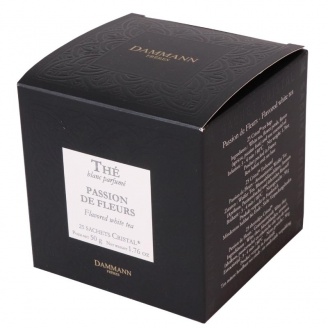 vente sachet the blanc fleurs