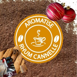 vente cafe moulu noel rhum cannelle