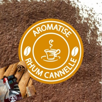 cafe moulu noel arome rhum cannelle