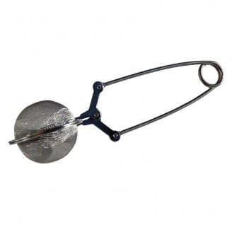 CUILLERE PINCE RONDE INFUSEUR THE INOX PERFORE DIAM 5cm