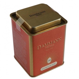 vente thé noël Boîte de 100 g de thé rouge aromatisé en feuilles