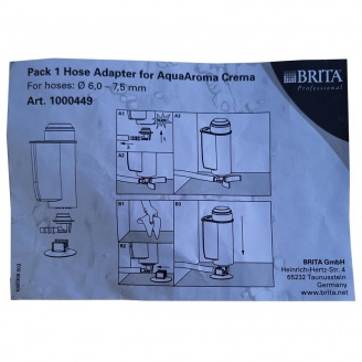 adaptateur cartouche filtrante aquaaroma crema brita cafe court