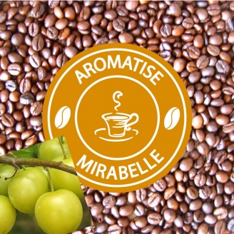 vente cafe grains aromatise mirabelle