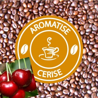 cafe grains aromatise cerise