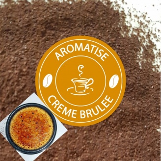 achat cafe moulu arome creme brulee