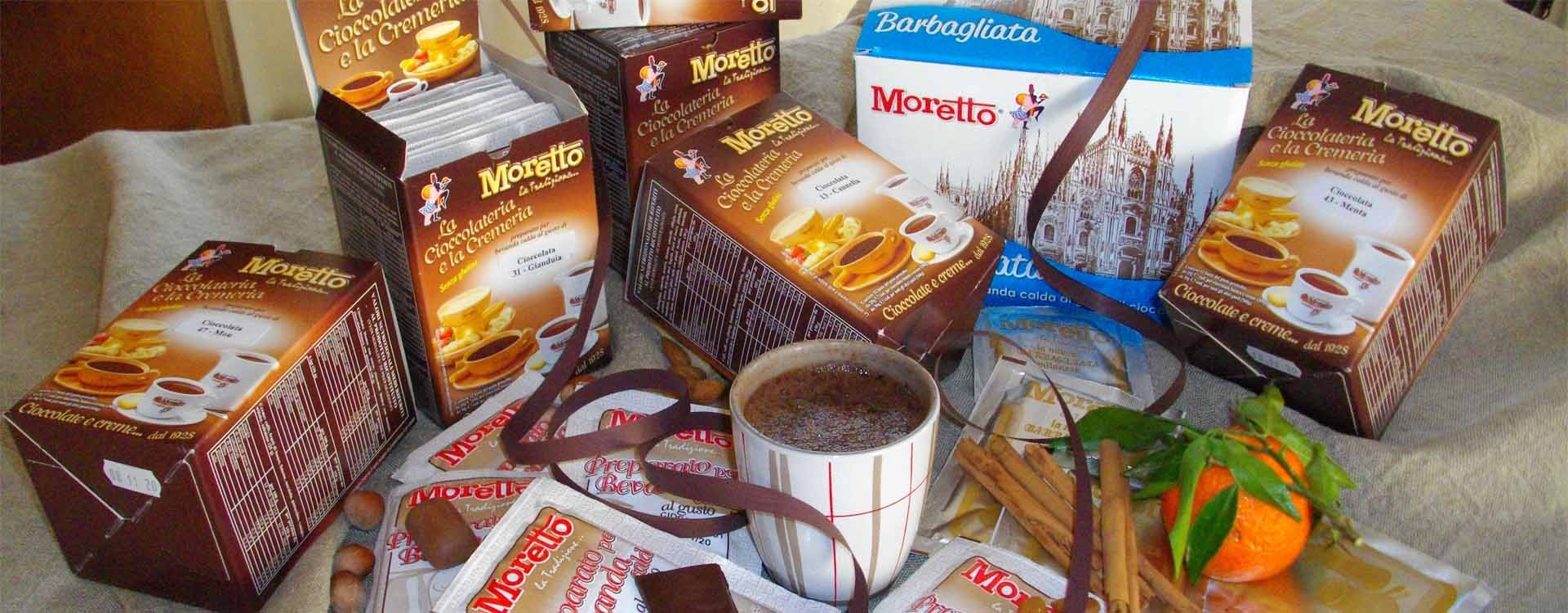 Pour les gourmands, les produits Moretto !